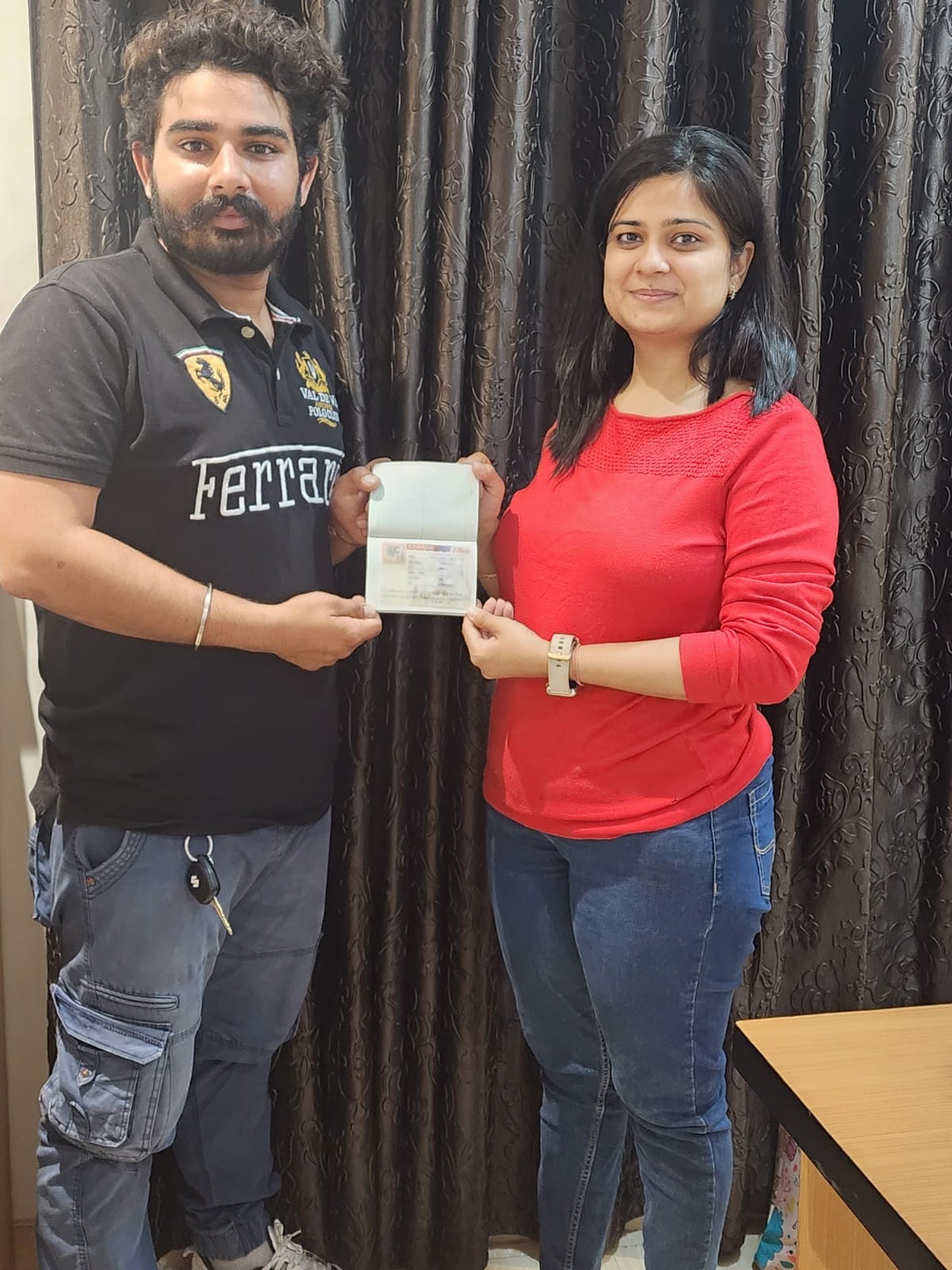 Visa & Offer Letter Success – Dr. Shruti Mehta Consultancy Visa or offer letter awarded to successful immigration consultancy client